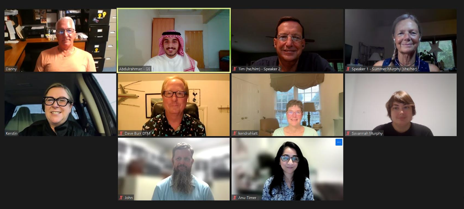 Fast Forward/Rewind September 27, 2024 Sunrise Toastmasters, Greensboro, NC